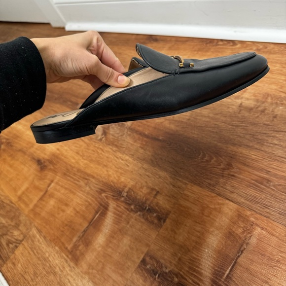 Sam Edelman Lounette Black Leather Mules - Picture 8 of 11